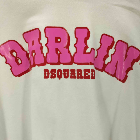 ディースクエアード DSQUARED2 23AW Sweatshirt With Logo プリント プルオーバー パーカー レディース import:XS